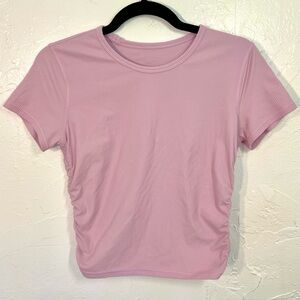 Lululemon “All It Takes” Ribbed Nulu T-Shirt Vita Pink Size 6